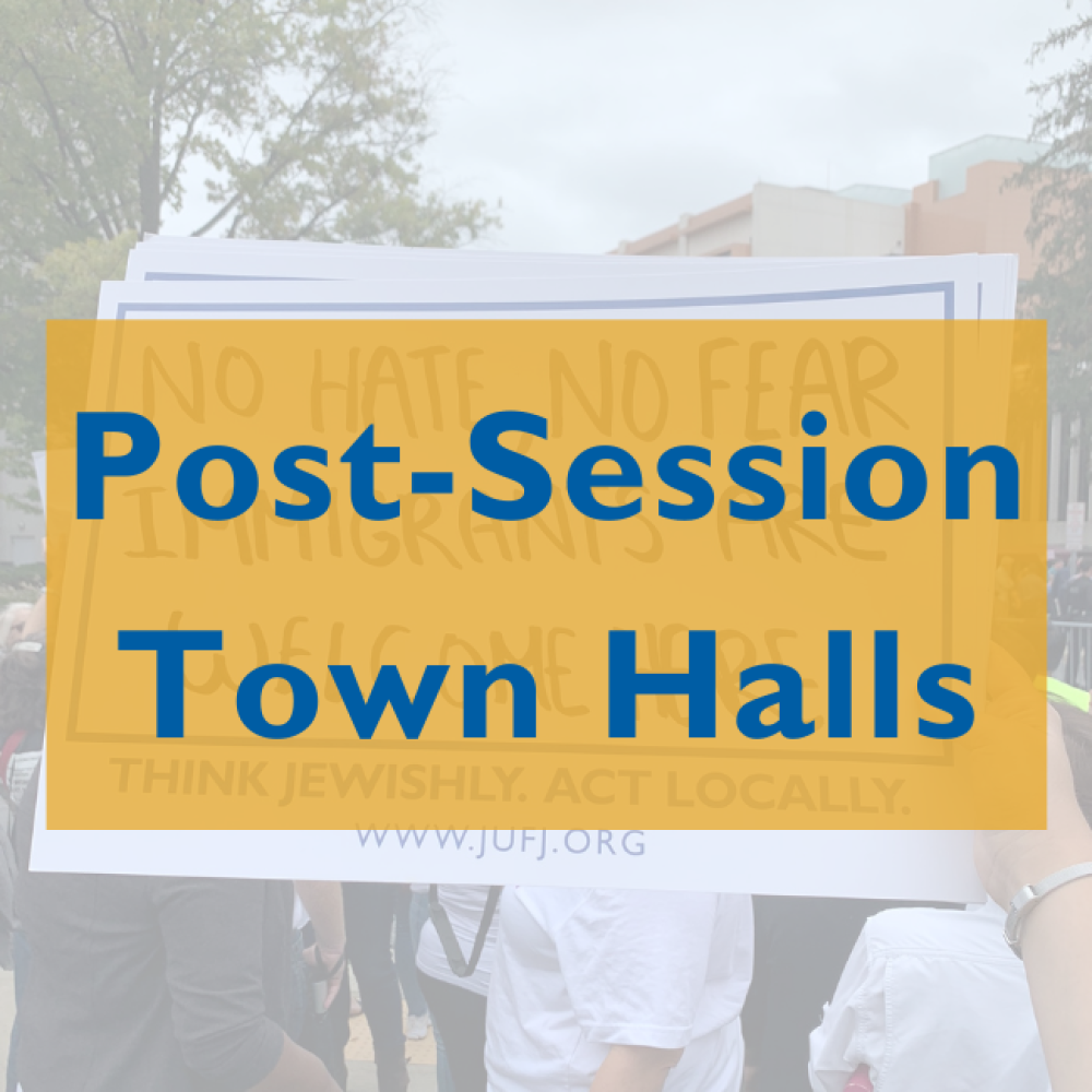 Reflections from the Maryland PostSession Town Halls Jews United for