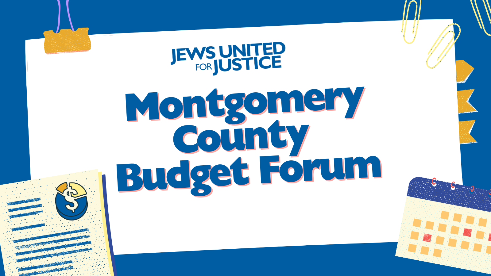 Montgomery County Budget Forum
