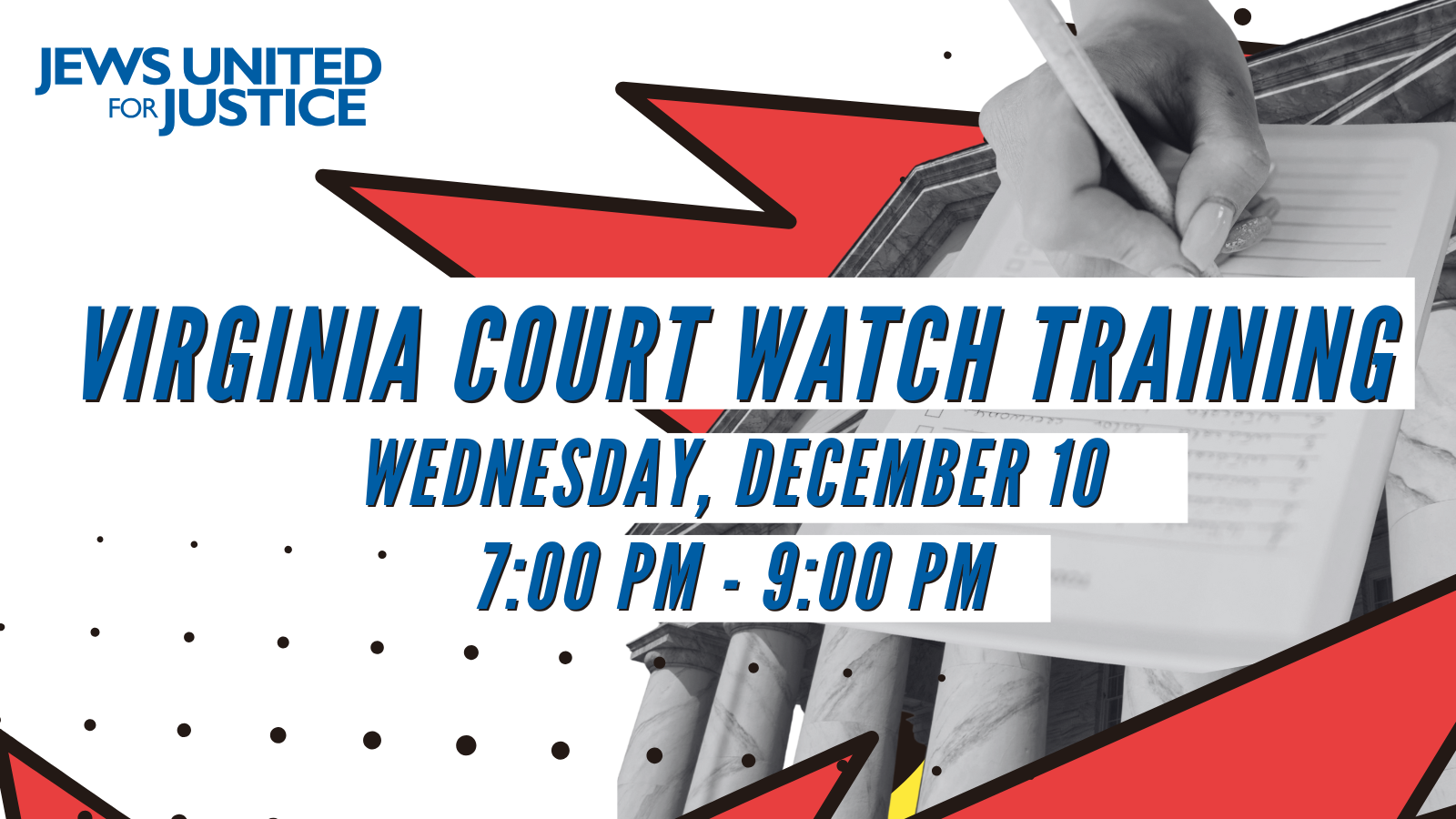 Virginia Court Watch Training. Wednesday, December 10 7PM-9PM