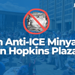 An Anti-ICE Minyan in Hopkins Plaza