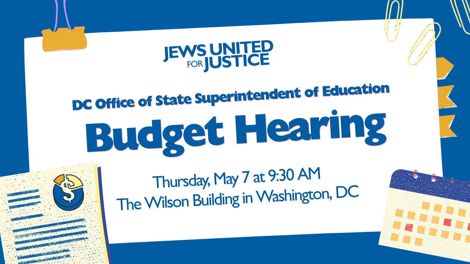 DC Office of State Superintendent of Education Budget Hearing