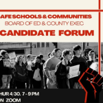 County Executive and Board of Education forum with the Decriminalize MoCo Campaign